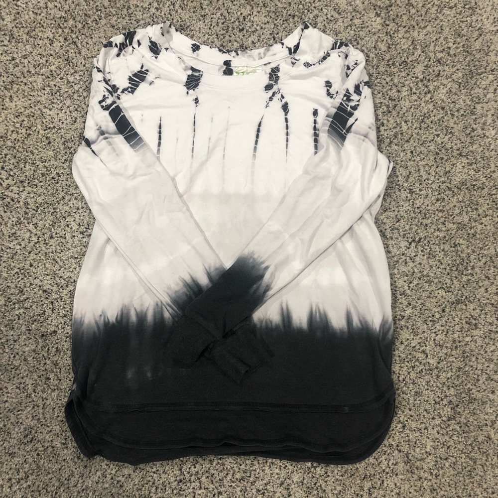 Green Tea women’s Long Sleeve Tie Dye top